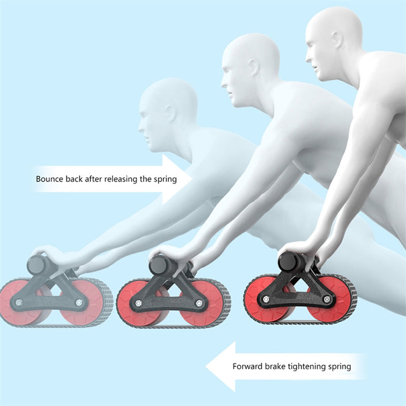 Double Wheel Ab Roller for Stronger Core and Better Fitness