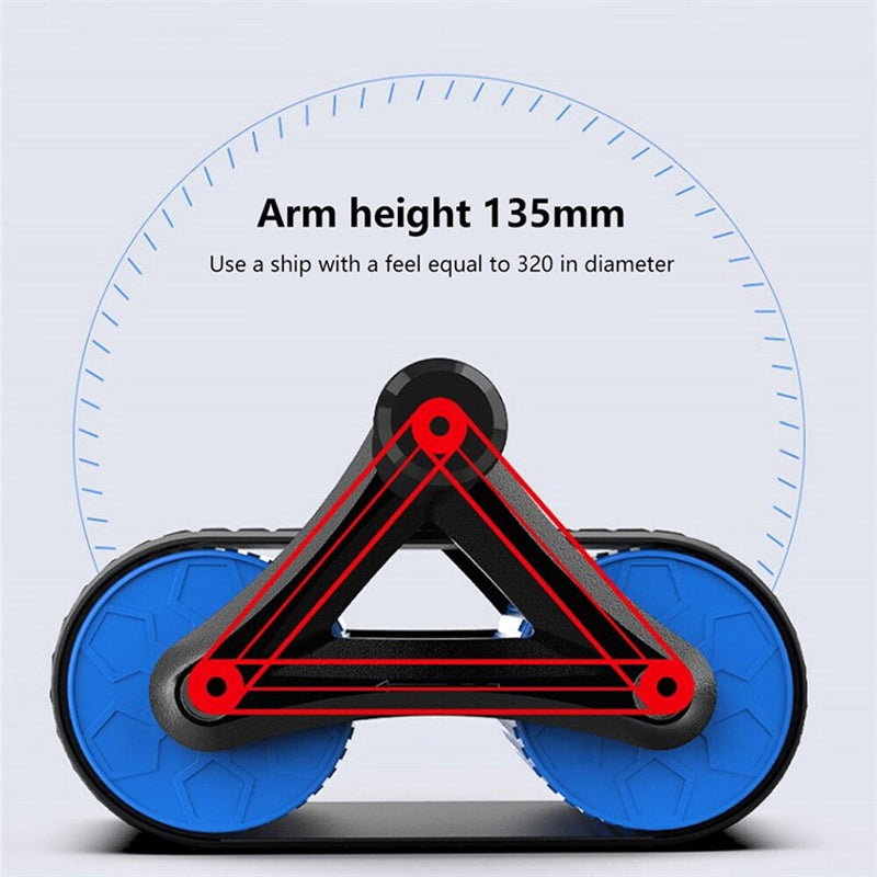 Double Wheel Ab Roller for Stronger Core and Better Fitness